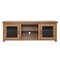 Merrick Lane Galena Traditional Full Glass Door 65" TV Stand for up to 80" TVs